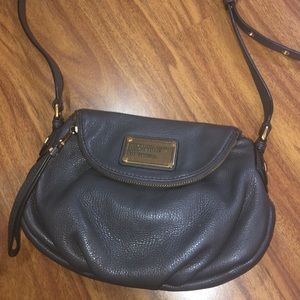 Marc Jacobs gray crossbody bag